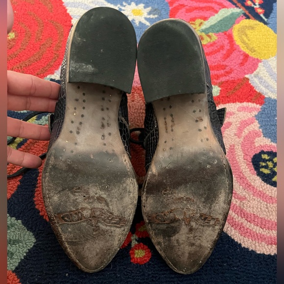 Freebird by Steven Fauna Black Snake Ankle Boots - Picture 5 of 6